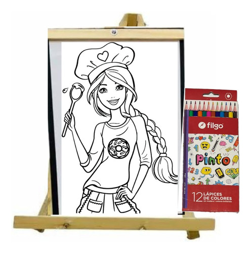 Kit Arte Dibujos Para Colorear Personajes