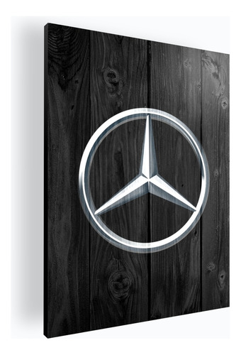 Cuadro Decorativo Moderno Poster Mercedes Benz 42x60 Mdf