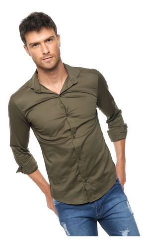 Envio Gratis Camisa Hombre Slim Fit Elastizada