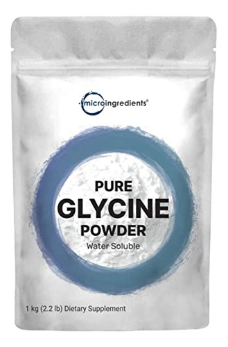 Microingredientes Glicina En Polvo, 1 Kg, Glicina 1000 Mg 