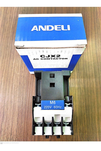 Contactor De 9amp Modelo Cjx2-d0910 Bobina 220v Andeli