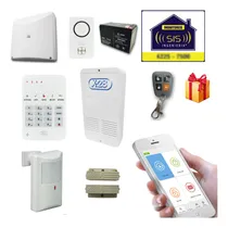 Comprar Kit Alarma Domiciliaria X28 Casa Llamador Celular Via Linea Fija  Completo