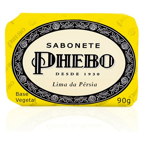 Sabonete Barra Phebo Vegetal Lima Da Pérsia 90g Kit C/24