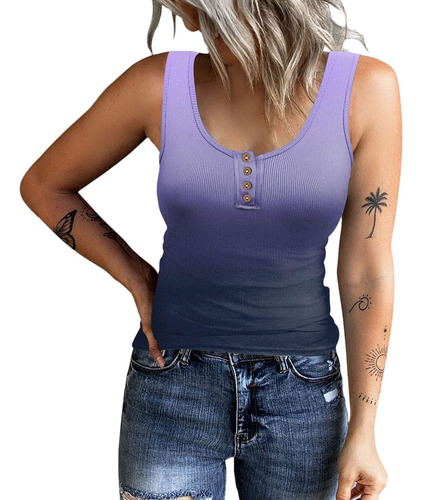 Camiseta Sin Mangas Para Mujer, Chaleco Sin Mangas, Moderno,