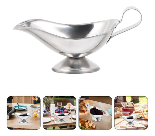Bandeja Dividida Para Servir Cubiertos Con Tapa Juice Boat,