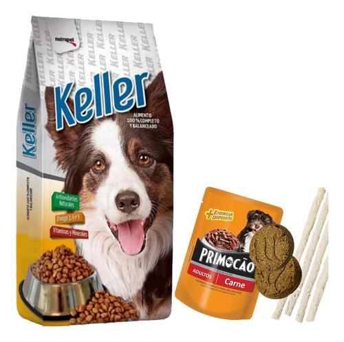 Alimento Perro Adulto Keller 22 Kg + Regalo + Envío