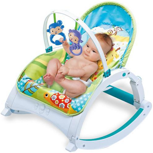 Cadeira Bebê Descanso Vibratória Musical Balanço - Zoop Toys