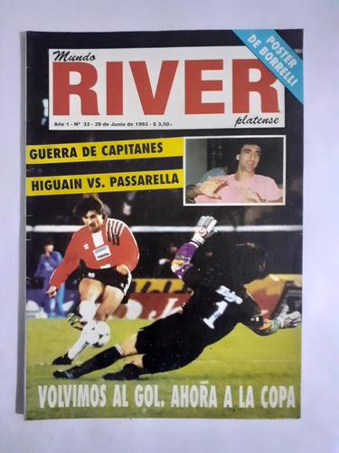 Mundo Riverplatense 32 River 4 Platense 0,poster Jj.borrelli