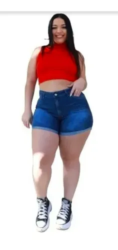 Short jean mujer talle grande hotsell
