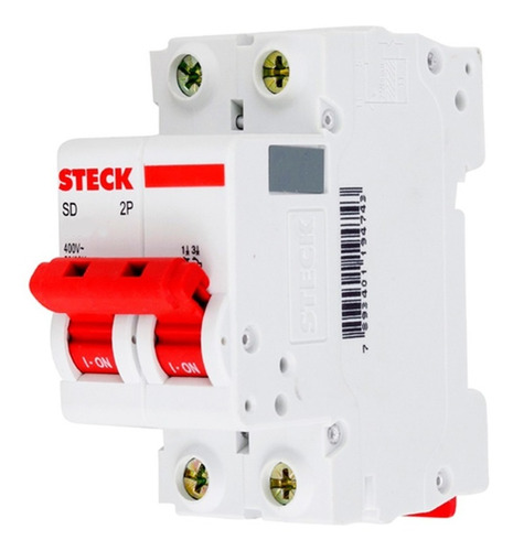 Imagen 1 de 2 de Breaker Bipolar Steck 2-4-6-10-16-20-25-32-40-50-63 A 6ka