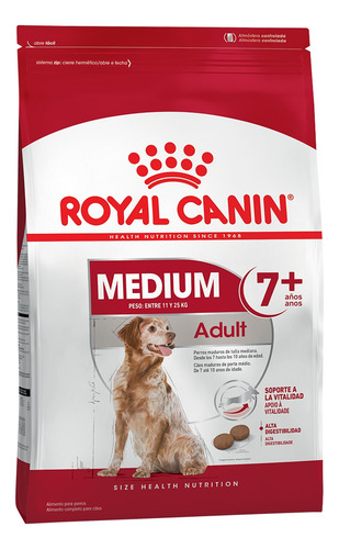 Royal Canin Mediano Mature +7 15kg Senior Raza Mediana