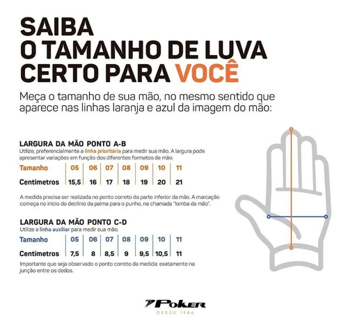 Imagem 7 de 7 de Luva Futebol De Campo Profissional Champion 7 Extended Poker