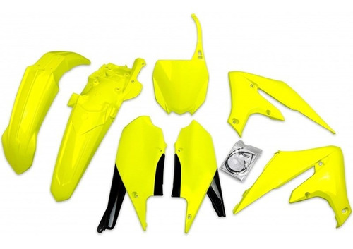 Kit Plástico Yzf 250 19/22 - Yzf 450 18/22 Ufo Amarelo Fluor