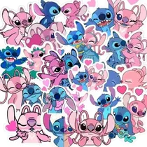 Comprar Stitch Stickers Stitch Y Novia 50 Pegantinas Stitch Y Angela