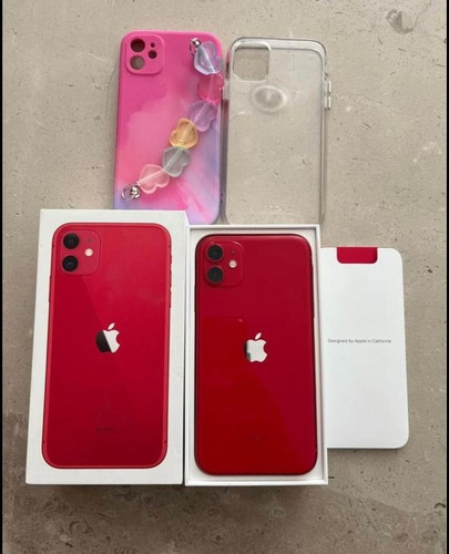  iPhone 11 Rojo Con iPad Pro 11 Y Audifonos Bose 