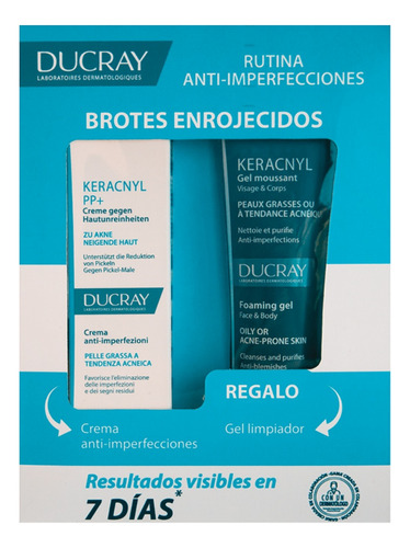 Ducray Keracnyl Pp + 30ml + Keracnyl Gel 100ml