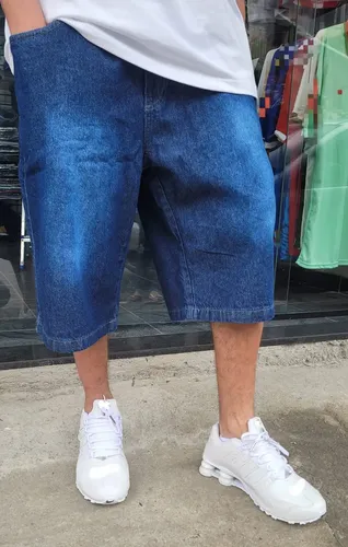 Bermuda Jeans Balão Masculina Dazzling 100% Jeans Original