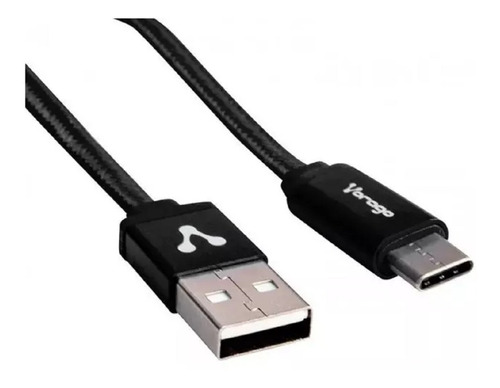 Cable Vorago Usb A Tipo C 2 Metros Negro Cab-214-bk /v /vc