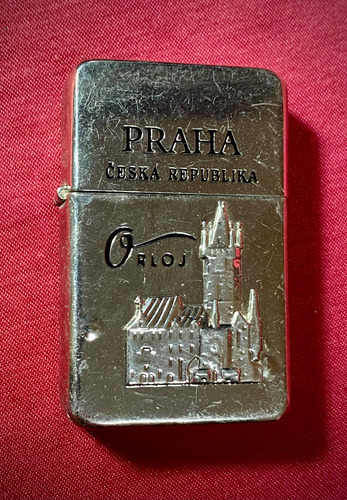 Encendedor Estilo Zipo Praga Orloj - Reloj Astronomico Praga