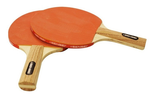 Imagen 7 de 8 de Set Ping Pong 2 Paletas & 3 Pelotas Sensei Tenis De Mesa