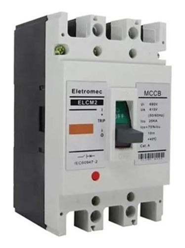 Disjuntor Elcm2 63a 3p 20ka 415v Eletromec