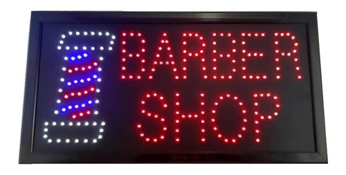 Anuncio De Leds Luminoso De Leds  Barber Shop  Radox 246-441