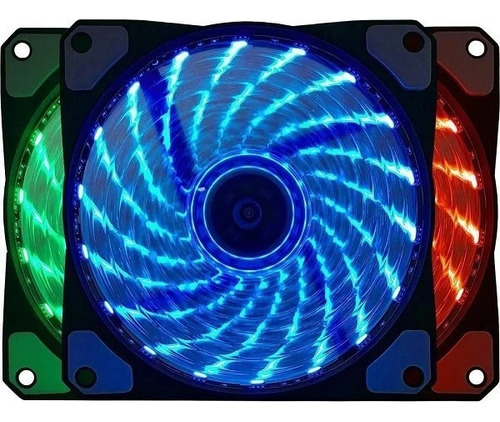 Cooler Fan Gamer Para Gabinete Com Led Rgb Bluecase Bf-06rgb