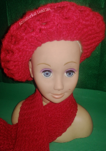 Gorro Y Bufanda A Crochet