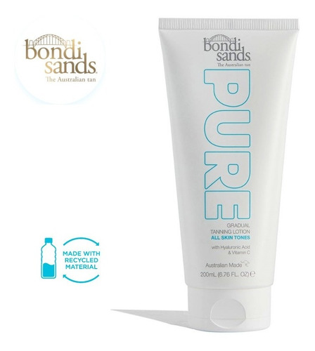 Bondi Sands Locion Bronceadora Brillo Dorado Ac Hialuronico