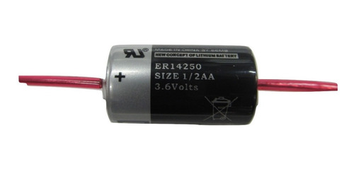 Pila Bateria Er14250 3.6v Litio Tamaño 1/2aa Eemb Fact A O B