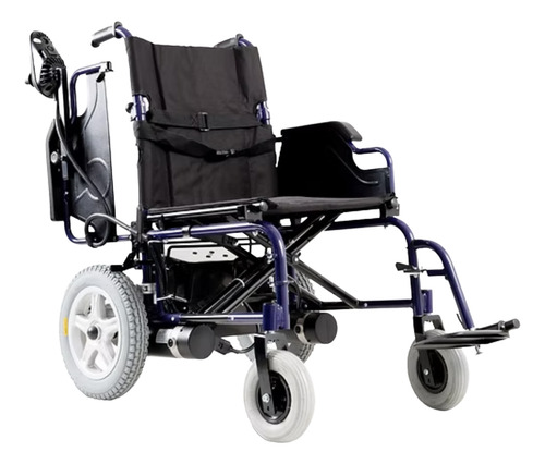 Silla De Ruedas Motorizada Electrica Plegable Ledesma 110a Azul