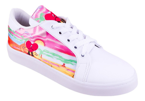 Tenis Bad Conejo Malo Bunny Corazon Unisex Clásicos 441-bb