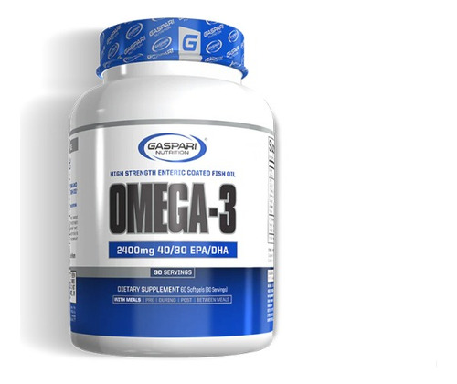 Gaspari Omega 3 2400mg 40/30 Epa/dha 30 Servicios