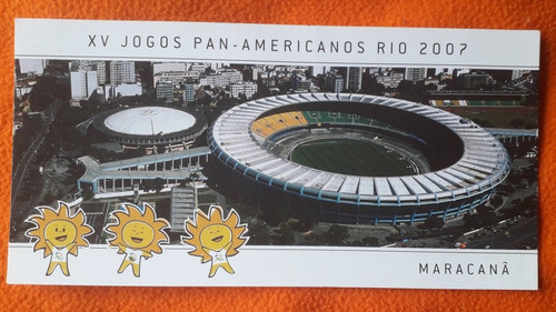 Postal De Los Juegos Panamericanos De Rio De Janeiro 2007
