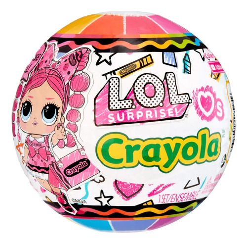 Lol Surprise Muñeca Lol Crayola Capsula Sorpresa M4e 