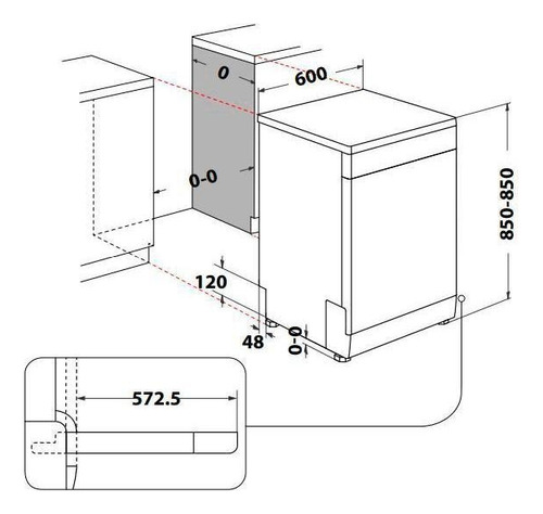 Lavavajillas Ariston Inverter 15 Cubiertos Ac. Inox 220/240v