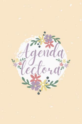 Agenda Lectora Diseño Flores: Agenda Del Lector | Registro D