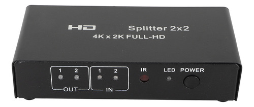 Conmutador De Interfaz Multimedia Hd 2x2 Splitter Profession