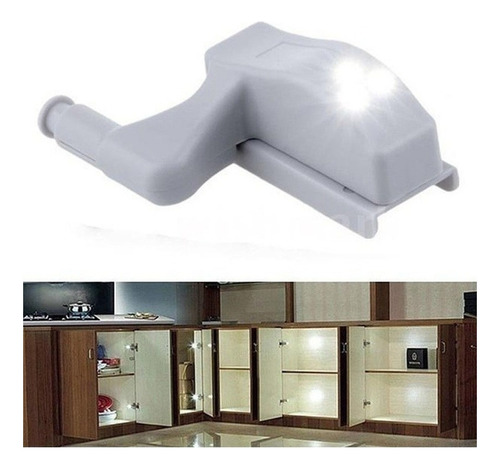 20pcs Bisagra De Gabinete Led Sensor Luz Hogar Cocina Armari