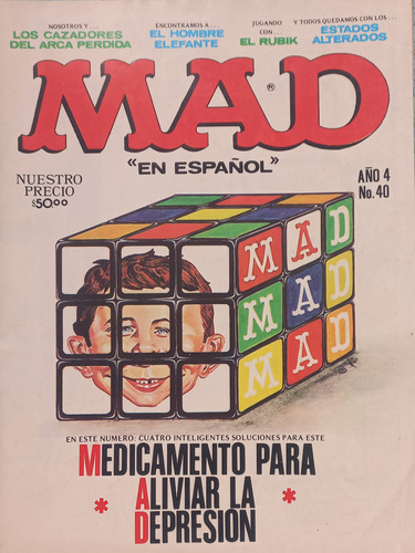 Revista Mad En Español 80s Los Cazadores Del Arca Perdida