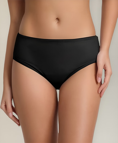 Bottom Bikini Traje De Baño Para Dama Hipster Negro