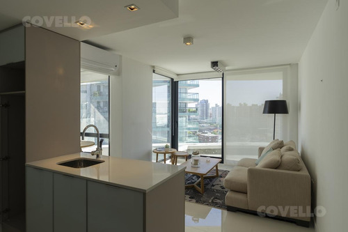 Imagen 2 de 30 de Apartamento De Un Dormitorio En Piso 19 , Garage, Edificio Con Amenities