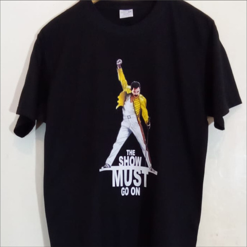 Remera De Freddie Mercury The Show Must Go On