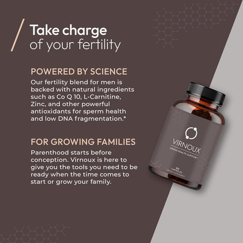 Suplemento De Fertilidade Masculina | Vitaminas Pré-natai...