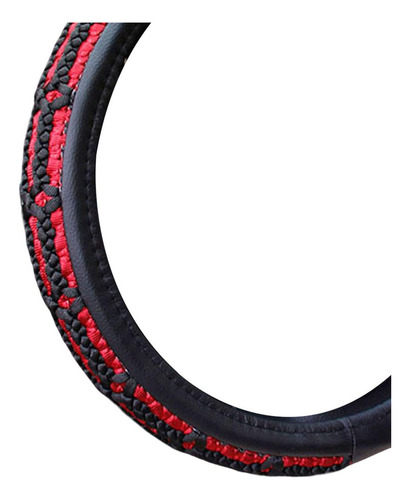 Ta Funda Para Volante De Coche De 15 Pulgadas, Ajuste Rojo