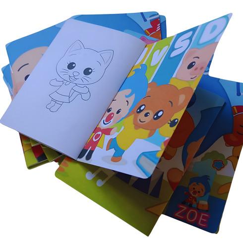Kit De Souvenir Personalizado - Librito Para Pintar X 20