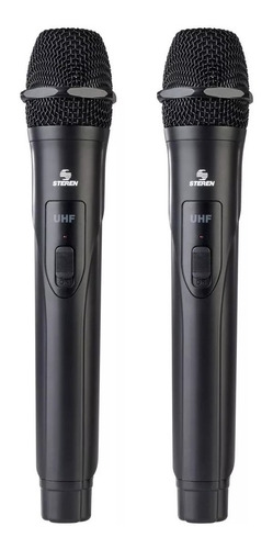 Sistema Profesional De 2 Micrófonos Inalámbricos Uhf Wr-807