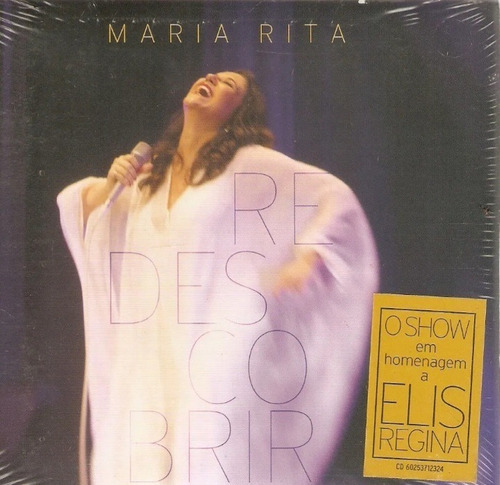 Cd Duplo Maria Rita - Redescobrir Ao Vivo ( Novo Lacrado ) Versão do álbum Estandar