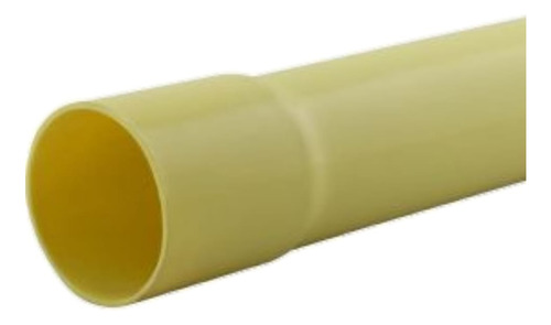 Tubo 50mm X 3m X 1.8mm Amarillo Agua Servida 