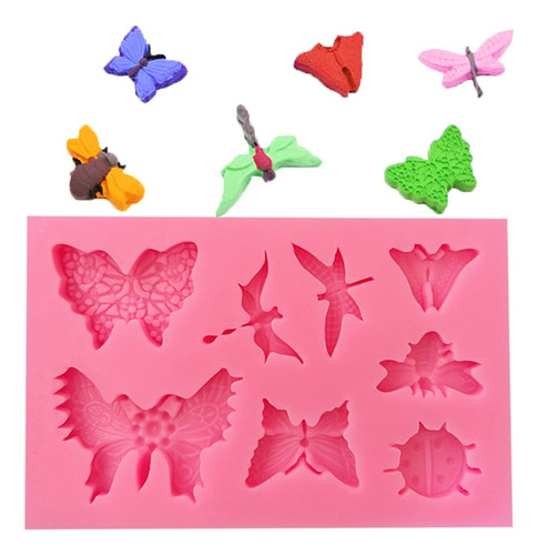 (pk) Molde De Silicone Para Decoração De Bolo De Fondant De